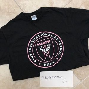 NEW - Inter Miami men’s black t-shirt
